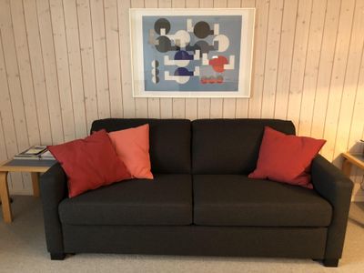 Sofa-Bett im Wohnzimmer