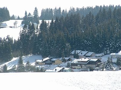 Blick auf das Gästehaus Himmelswiese