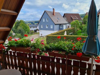 Ausblick Balkon kleine Fewo