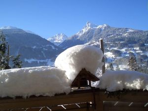 Schnee am Balkon!!!