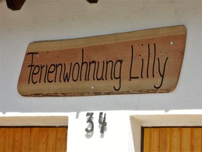 Schild Ferienwohnung