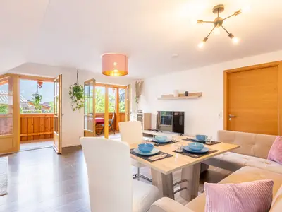 Küche, Essbereich, Wohnzimmer