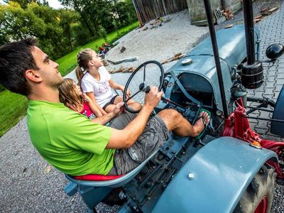 Traktorfahren macht Spass