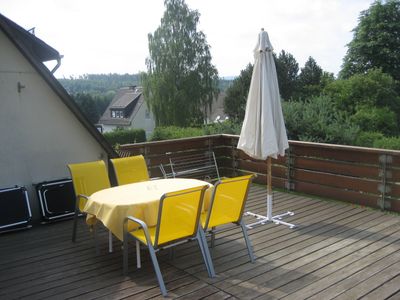 Auf der großen Terrasse