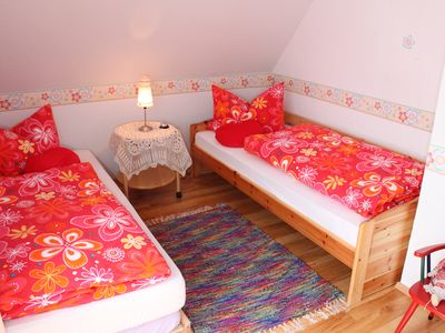 2. Schlafzimmer mit zwei Einzelbetten
