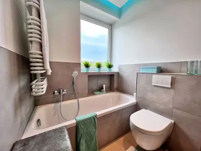 Badewanne und Tageslicht