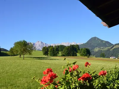 Familienappartement_freier Blick auf die Bergwelt