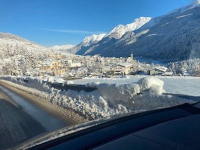 Blick auf das Dorf Scuol