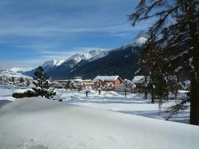 Balkonblick Winter