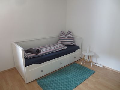 Schlafzimmer 3 - Auszieh-Doppel-Bett