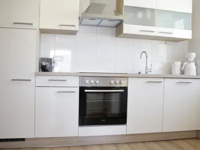 Küche im Familienappartement