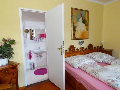 Schlafzimmer Ferienwohnung Nostalgie