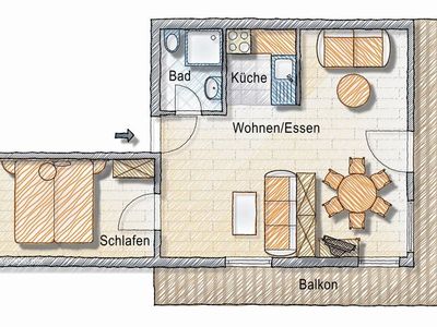 Ferienwohnung für 3 Personen (50 m²) in Seefeld in Tirol 10/10