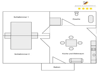 Ferienwohnung für 5 Personen (58 m²) in Seelbach 9/10