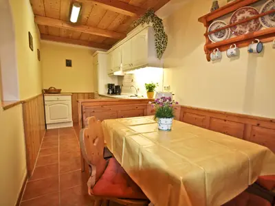 Küche und Essbereich