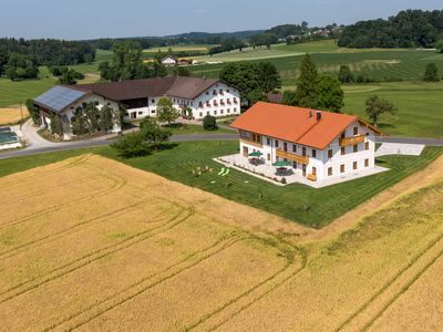 Hausansicht Luftaufnahme