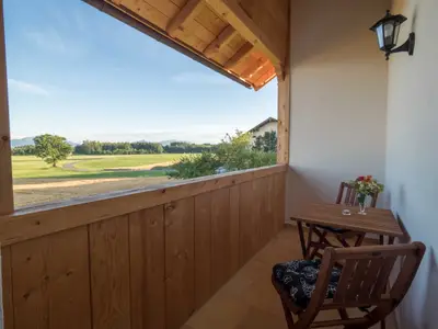 Balkon mit herrlicher Aussicht