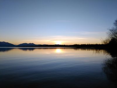 Chiemsee bei Sonnenuntergang