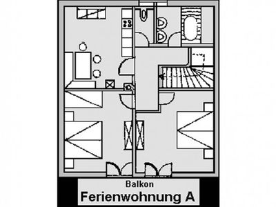 Grundriss Ferienwohnung A