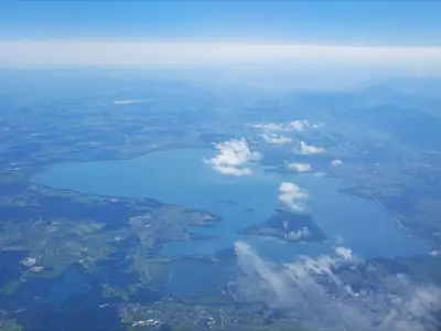 Chiemsee von oben