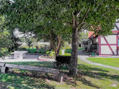 outside