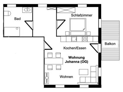 Ferienwohnung für 3 Personen in Seinsheim 7/8