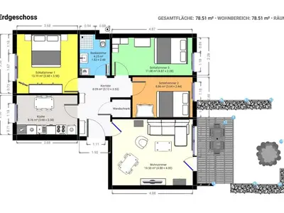 Ferienwohnung für 6 Personen (78 m²) in Sellin (Ostseebad) 10/10