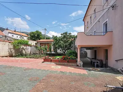 outside