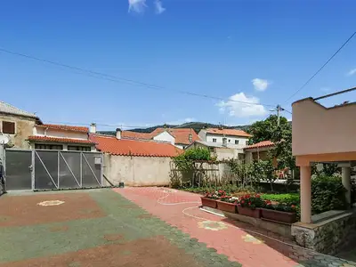 outside