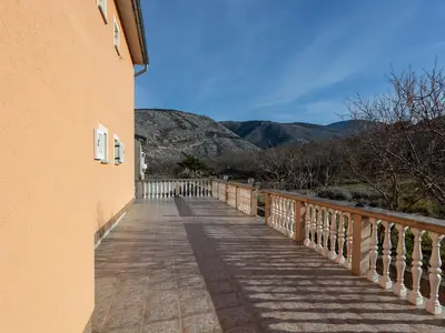 outside