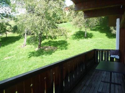 
Terrasse und Gartenblick