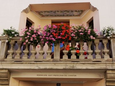 Balkon Detail am Haus