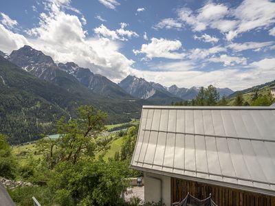 Panoramablick auf die Unterengadiner Bergwelt