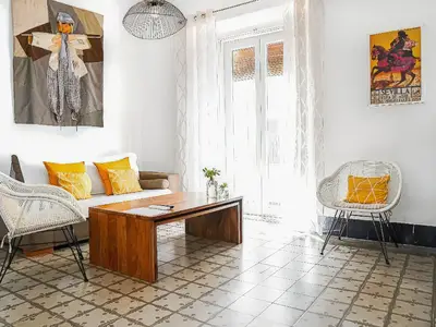 Das Wohnzimmer im 1. OG