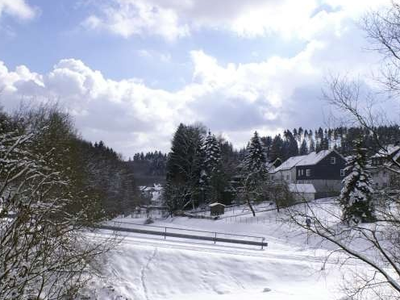 Das Tal im Winter (vom Eingang aus gesehem)