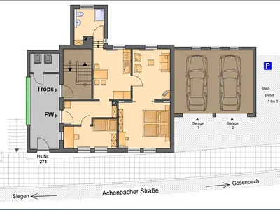Ferienwohnung für 3 Personen (59 m²) in Siegen 10/10