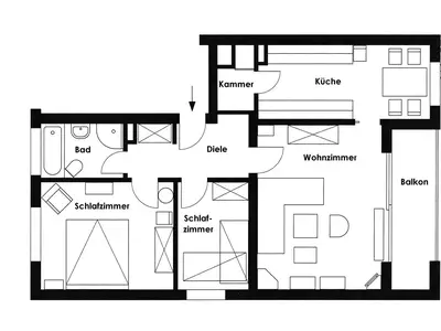 Ferienwohnung für 4 Personen (76 m²) in Siegsdorf 9/10