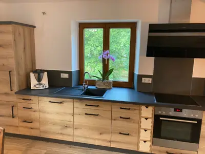 Küche mit Thermomix ausgestattet