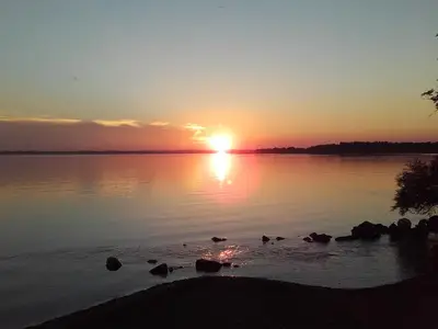 Sonnenuntergang am Chiemsee