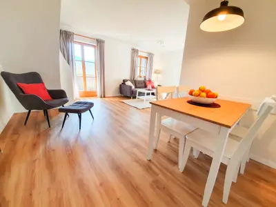 Ferienwohnung Hammer - Alpenblick - Essbereich