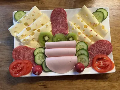 Wurst -Käse Platte
