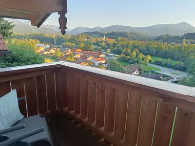 Blick vom Balkon