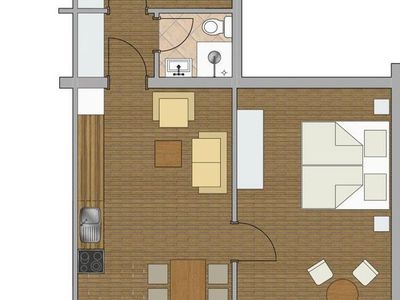 Ferienwohnung für 4 Personen (54 m²) in Sierksdorf 3/5