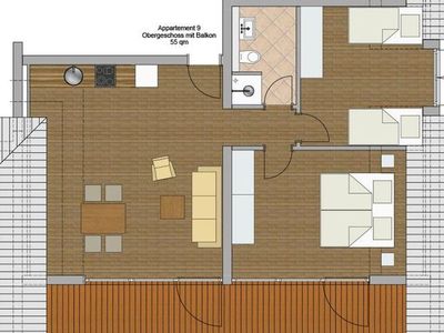 Ferienwohnung für 4 Personen (55 m²) in Sierksdorf 6/6