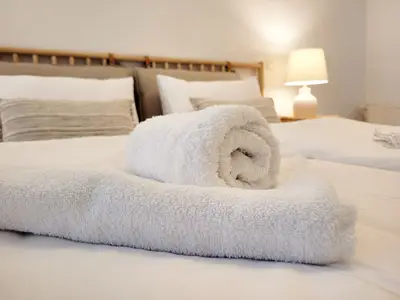 Hier mit Bettwäsche-Paket