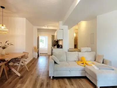 Blick in das Appartement für 2 Personen