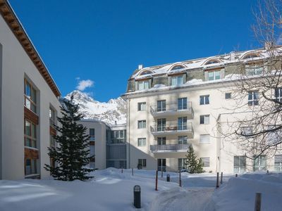 Blick auf die Wohnung aus dem Innenhof