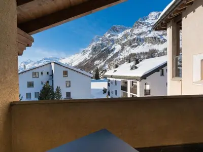 Blick vom Balkon
