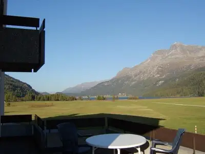 Aussicht vom Balkon