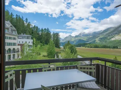Aussicht vom Balkon